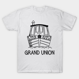 Grand Union Canal Boat Narrowboat T-Shirt